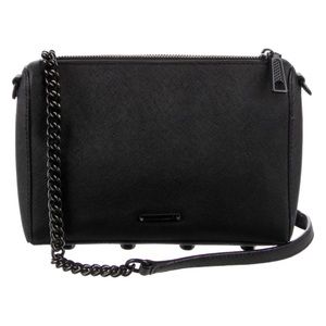 Rebecca Minkoff Avery Black Leather Crossbody Bag